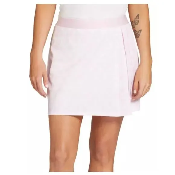 Lady Hagen Skort Women XXL NWT Pink Seashells Side Pleat Golf Pickleball Tennis - Picture 3 of 9